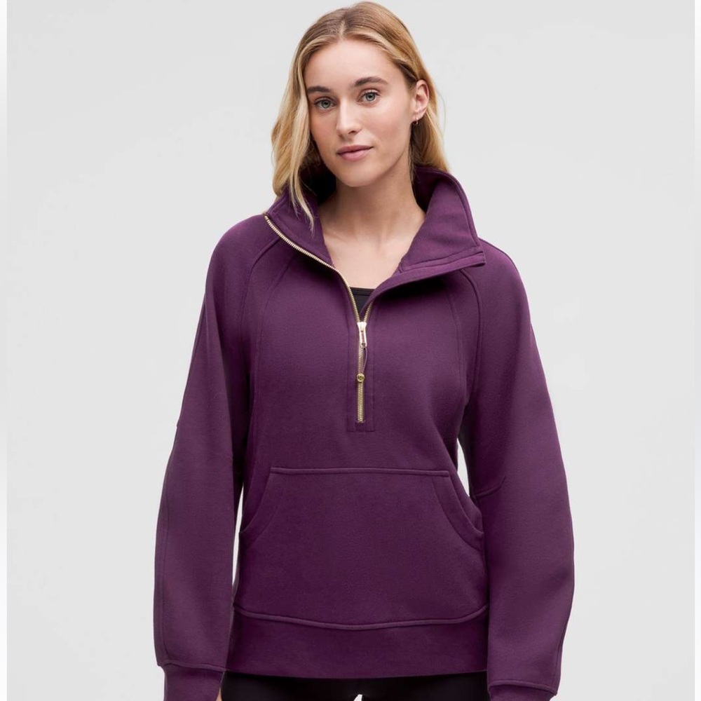 Scuba Oversized Funnel-Neck Half Zip